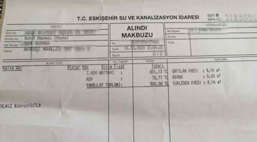 Eskişehir'de şaşkına çeviren su cezası!