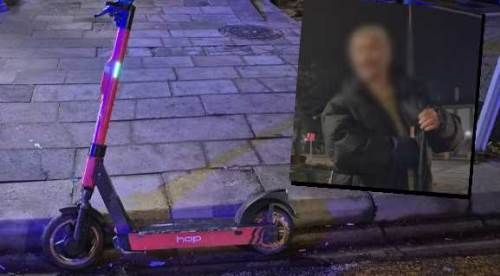 Eskişehir'de scooterdan düşen sürücüye bir şok da polisten geldi