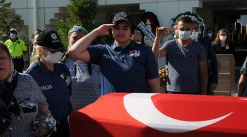 Eskişehir'de şehit babaya son bakış...