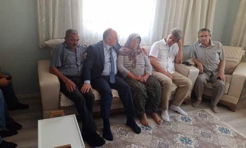 Eskişehir’de şehit Tolunay Kocaman’ın ailesine destek ziyareti