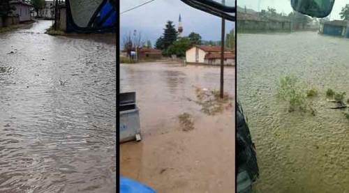 Eskişehir'de sel felaketi! Sulara teslim oldular