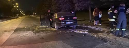 Eskişehir’de seyir halindeki otomobil alevlere teslim oldu
