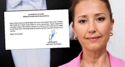 Eskişehir'de Sibel Yeşildal'a görevden alma yazısı 5 gün sonra ulaştı!