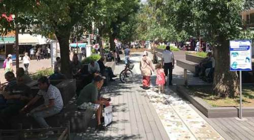 Eskişehir'de sıcaklar bunaltınca...