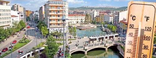 Eskişehir'de sıcaklıklar mevsim normallerinin üzerinde seyredecek