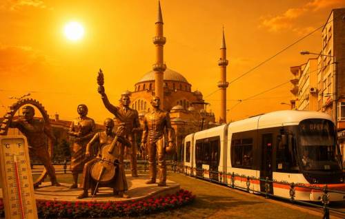Eskişehir'de sıcaklıklar yükseliyor! 10 Ağustos hava durumu