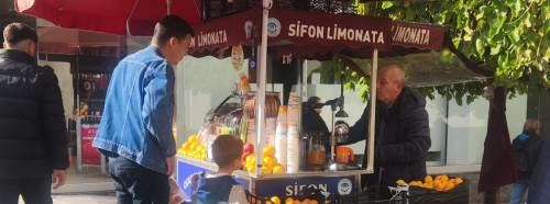 Eskişehir’de sifon limonataya ilgi kış aylarında da sürüyor