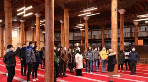 Eskişehir'de soğuğa rağmen uğrak noktası!