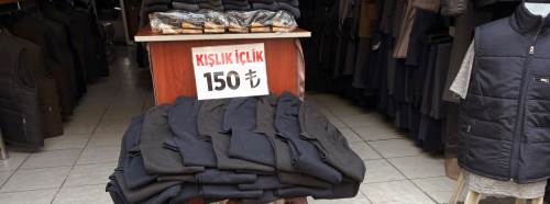 Eskişehir’de soğuklar kapıda! Kışlık içlikler tezgâhlara çıktı