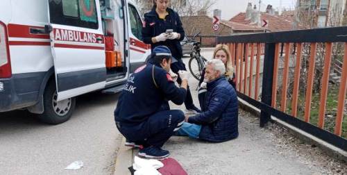Eskişehir'de şok eden kazada zor anlar!