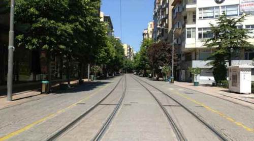 Eskişehir'de sokağa çıkma yasakları boyunca...