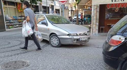 Eskişehir’de sokağa girmesiyle kaza yaptı!