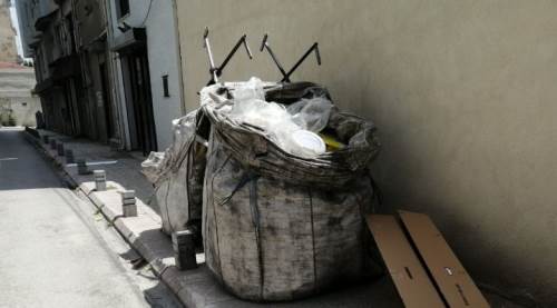 Eskişehir'de sokak sakinlerinin çöp isyanı