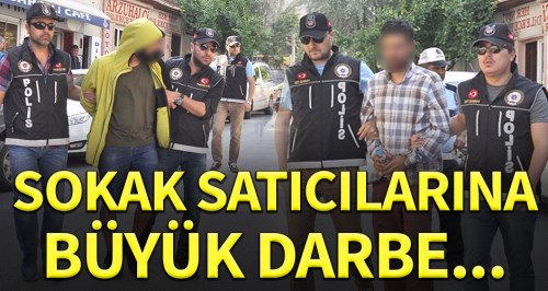 Eskişehir'de sokak satıcılarına büyük darbe