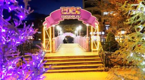 Eskişehir'de sokaklar rengarenk