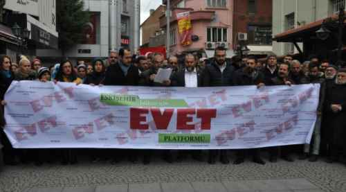 Eskişehir'de STK'lar 'Evet' diyecek