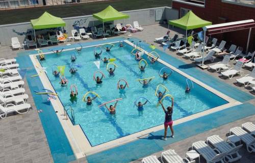 Eskişehir'de su jimnastiği kursunun sonuna gelindi