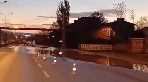 Eskişehir'de su kesintisi uyarısı: Ana boru patladı!