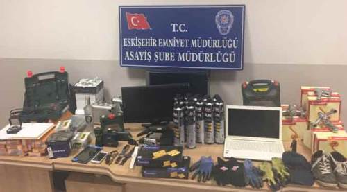 Eskişehir'de suç makinesi hırsız yakalandı!