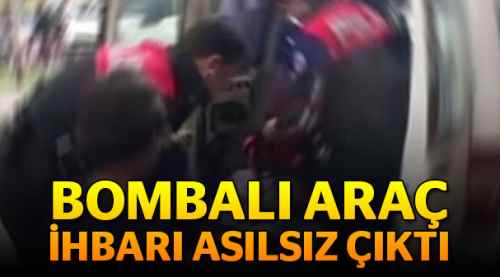 Eskişehir'de şüpheli araç alarmı