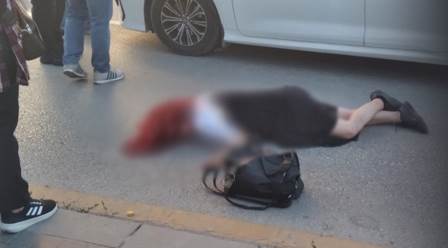 Eskişehir’de şüpheli olay: Kadın bir anda yola fırladı!