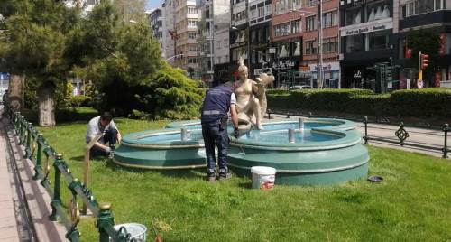 Eskişehir’de süs havuzları yeniden canlanıyor