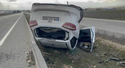 Eskişehir’de takla atan araçta 5 kişi yaralandı