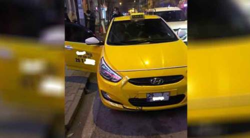 Eskişehir'de taksi tutup bunu yaptılar!
