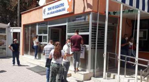 Eskişehir'de tapuda koronavirüs endişesi!