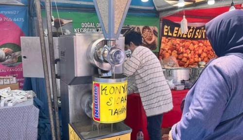 Eskişehir'de taze çekilen tahin popüler oldu