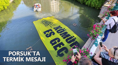 Eskişehir'de termik santral protestosu