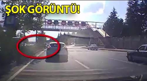 Eskişehir'de ters yöne giren araç korku saldı