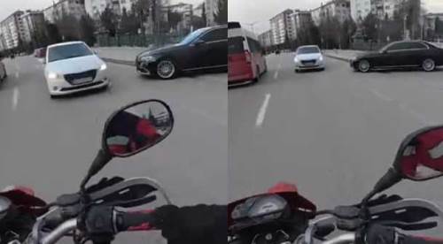 Eskişehir'de ters yöne giren otomobil sürücüleri çileden çıkardı