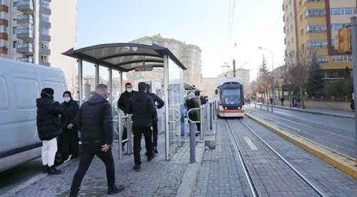Eskişehir'de toplu taşımada 1200 kişi...