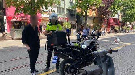 Eskişehir'de trafiğe kapalı bölgelerde denetim