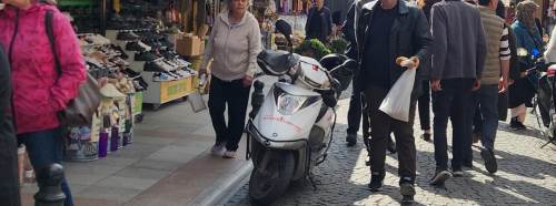 Eskişehir’de trafiğe kapalı sokaklarda motosiklet engeli