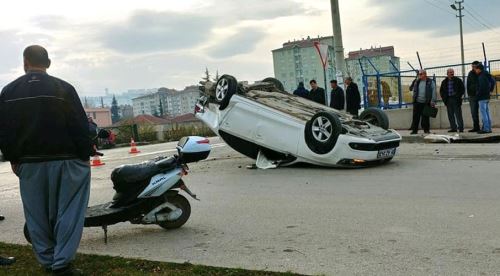 Eskişehir'de trafik kazası; 4 yaralı 