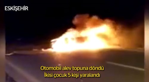Eskişehir'de trafik kazası: 5 yaralı