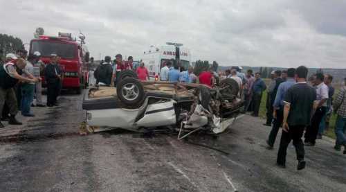 Eskişehir'de trafik kazası: 8 yaralı