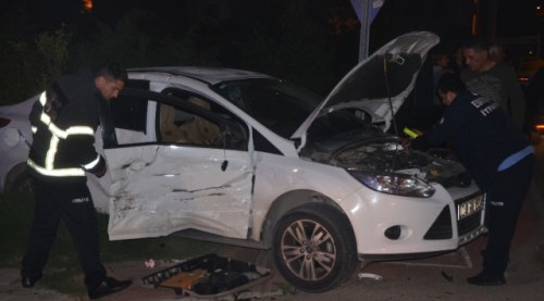 Eskişehir'de trafik kazasında 2 kişi yaralandı