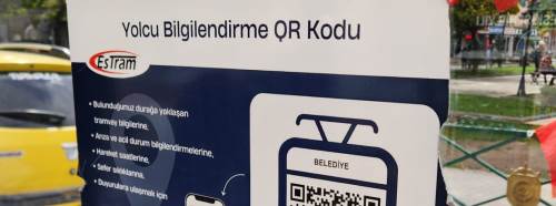 Eskişehir’de tramvay duraklarındaki QR kodlar ne işe yarıyor?