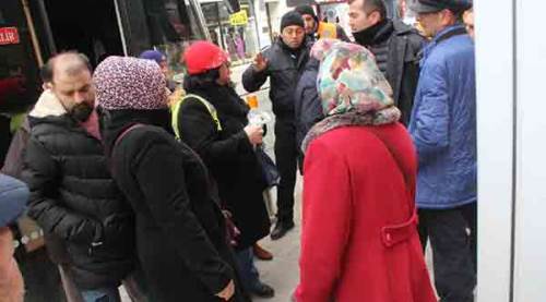 Eskişehir'de tramvayda şok! Kadını yumrukladı