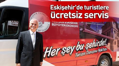 Eskişehir'de turistlere ücretsiz servis