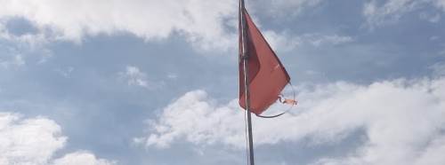 Eskişehir’de Türk bayrağının hali vatandaşların tepkisini çekti