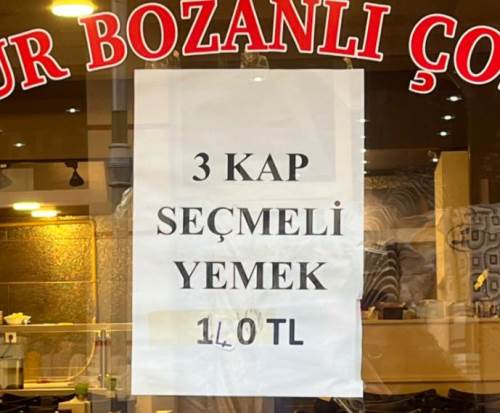 Eskişehir’de üç kap yemek fiyatına zam!
