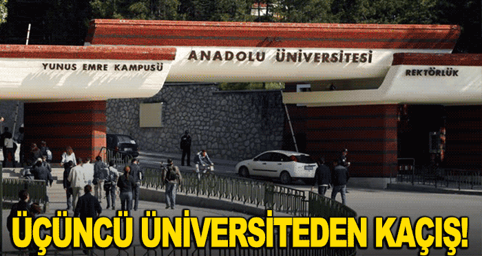Eskişehir'de üçüncü üniversiteden kaçış