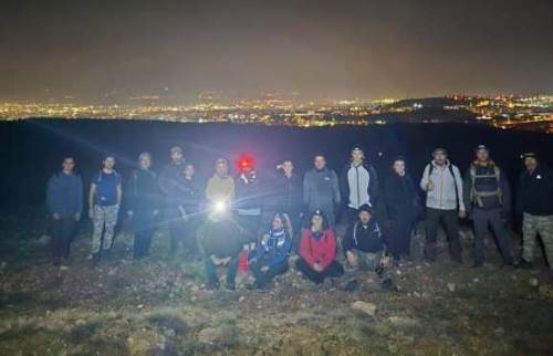 Eskişehir'de Uluslararası Dağ Günü'nde 12 kilometrelik gece yürüyüşü