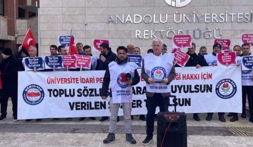 Eskişehir'de üniversite çalışanları için eşit ücret ve yeşil pasaport talebi