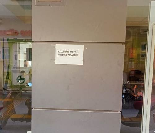 Eskişehir'de uyarı yazısını umursamadılar