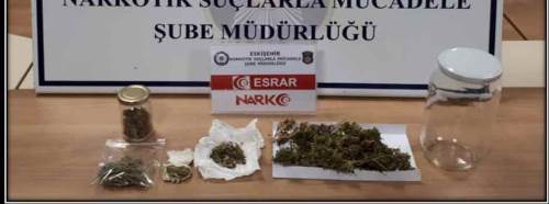 Eskişehir'de uyuşturucu operasyonu: 5 şüpheli yakalandı